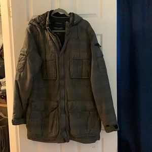Nautica Plaid Heavy Winter Jacket